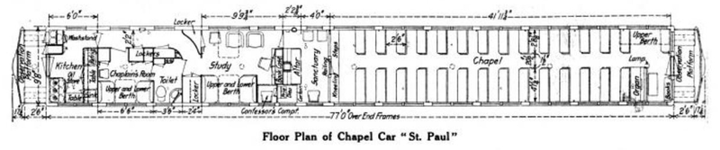 Illustration for article titled These Train Cars Converted Into Churches Are Literal Holy Rollers